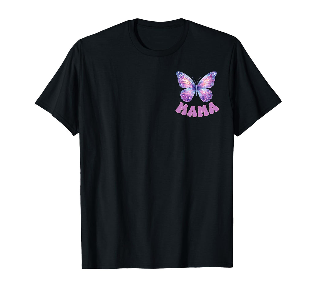 Mama Birthday Butterfly Party T-Shirt - Aesthetic Graphic for Adults - T-Shirt, Sweatshirt, Hoodie