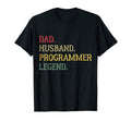 Dad Husband Programmer Legend Programmer T-Shirt - Graphic Print Men Women - T-Shirt, Sweatshirt, Hoodie