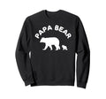 Papa Bear 1 One Cub Dad Father Gift Sweatshirt - Graphic Print Men Women - T-Shirt, Sweatshirt, Hoodie