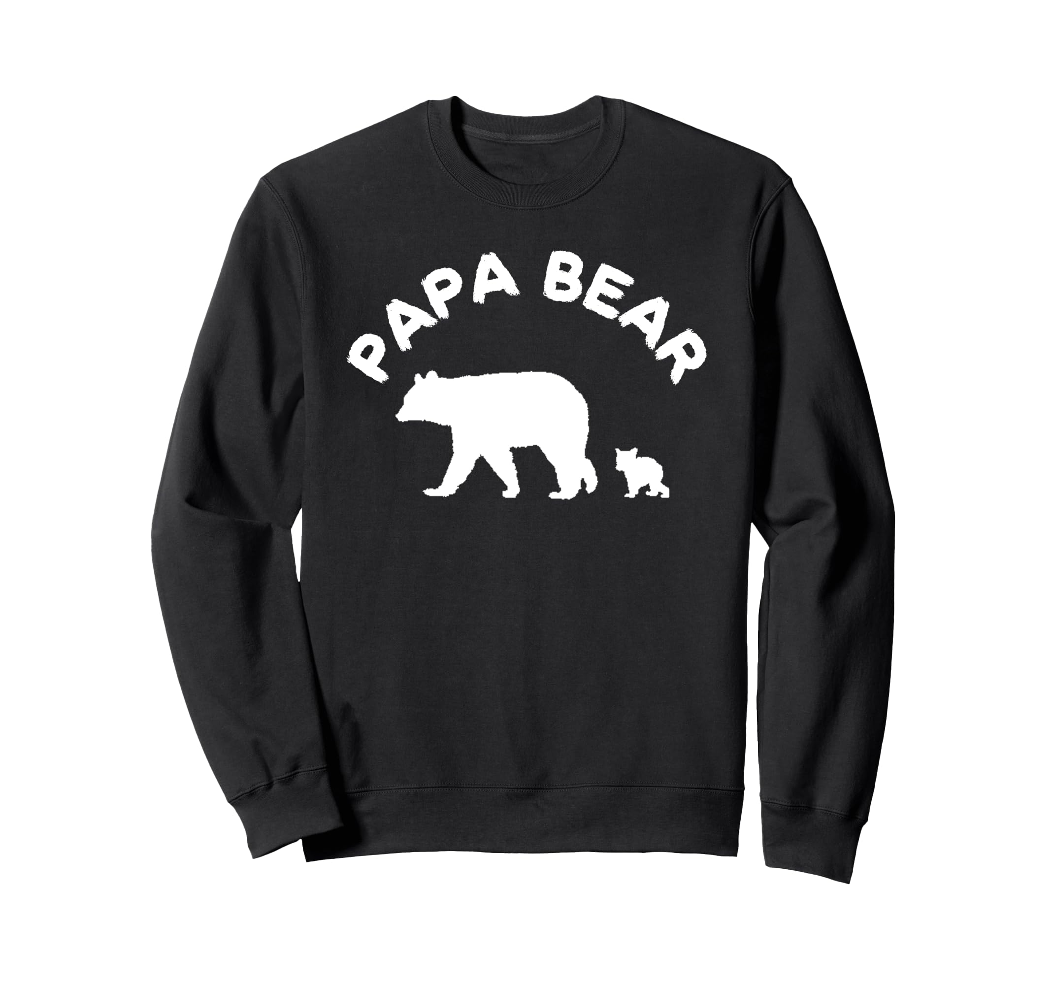 Papa Bear 1 One Cub Dad Father Gift Sweatshirt - Graphic Print Men Women - T-Shirt, Sweatshirt, Hoodie