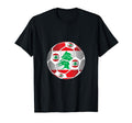 Lebanon Flag Soccer Ball Team Fan T-Shirt - Aesthetic Graphic Men Women - T-Shirt, Sweatshirt, Hoodie