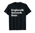 England Soccer Beer Football English T-Shirt - Streetwear Style Men Women - T-Shirt, Sweatshirt, Hoodie