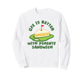 Pimento Cheese Sandwich Golf Dad Sweatshirt - Trendy Graphic for Adults - T-Shirt, Sweatshirt, Hoodie