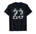 Soccer Pattern Number 23 Jersey T-Shirt - Fun Novelty Design Men Women - T-Shirt, Sweatshirt, Hoodie