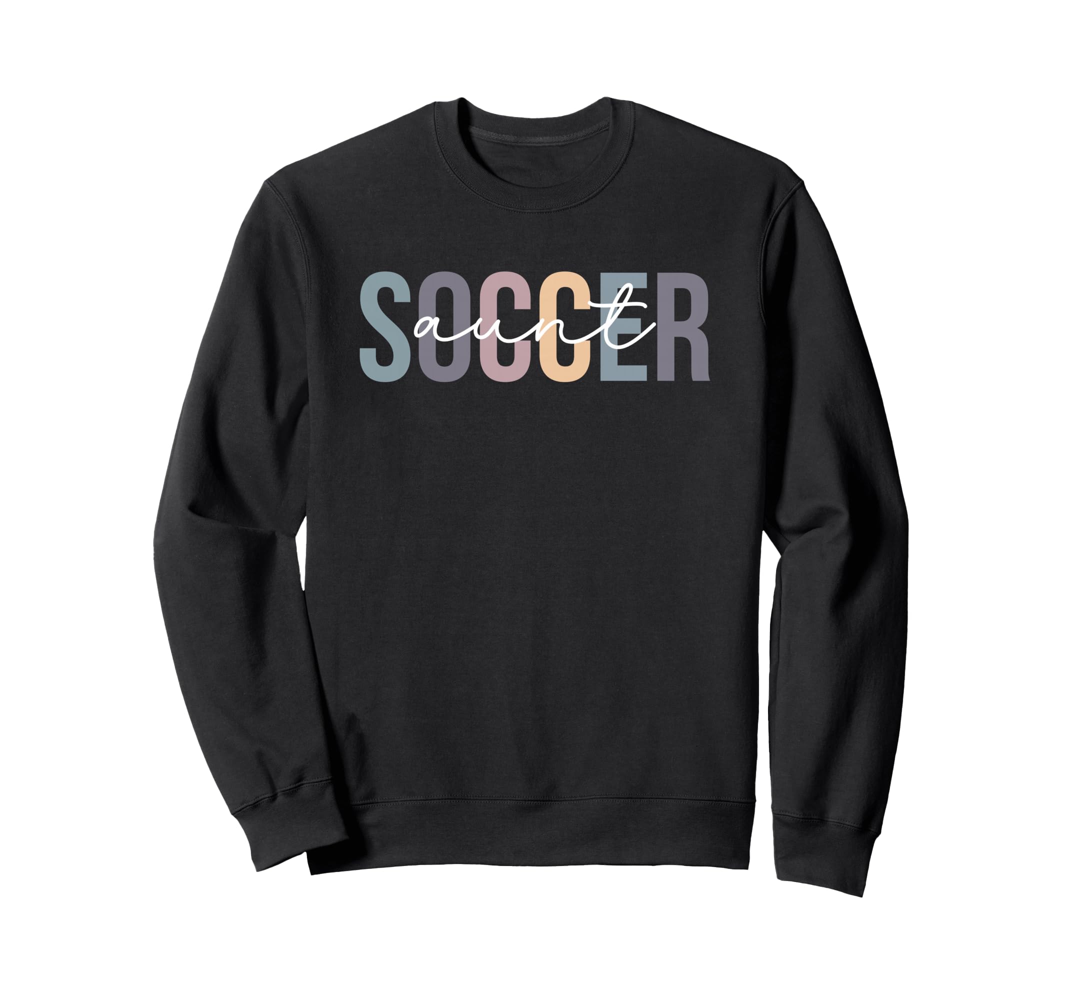 Soccer Aunt Boho Aunt Soccer Player Sweatshirt - Graphic Print Men Women - T-Shirt, Sweatshirt, Hoodie