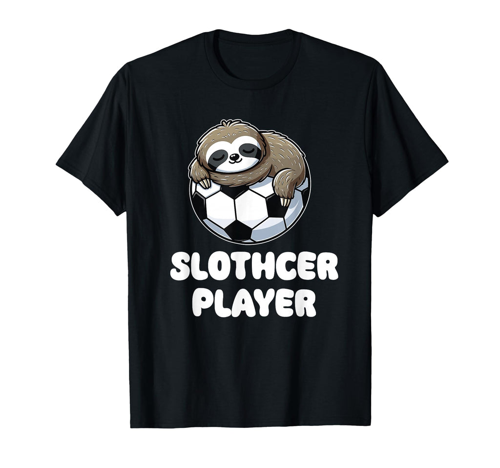Funny Sloth Soccer Player Slothcer T-Shirt - Fun Novelty Design Men Women - T-Shirt, Sweatshirt, Hoodie