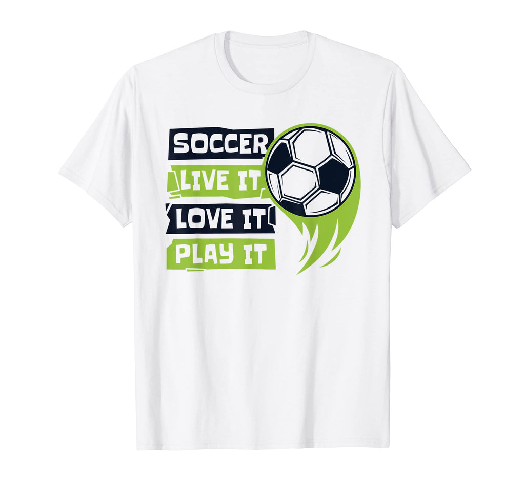 Live It Love It Play It Goal Keeper T-Shirt - Custom Art Print for Adults - T-Shirt, Sweatshirt, Hoodie
