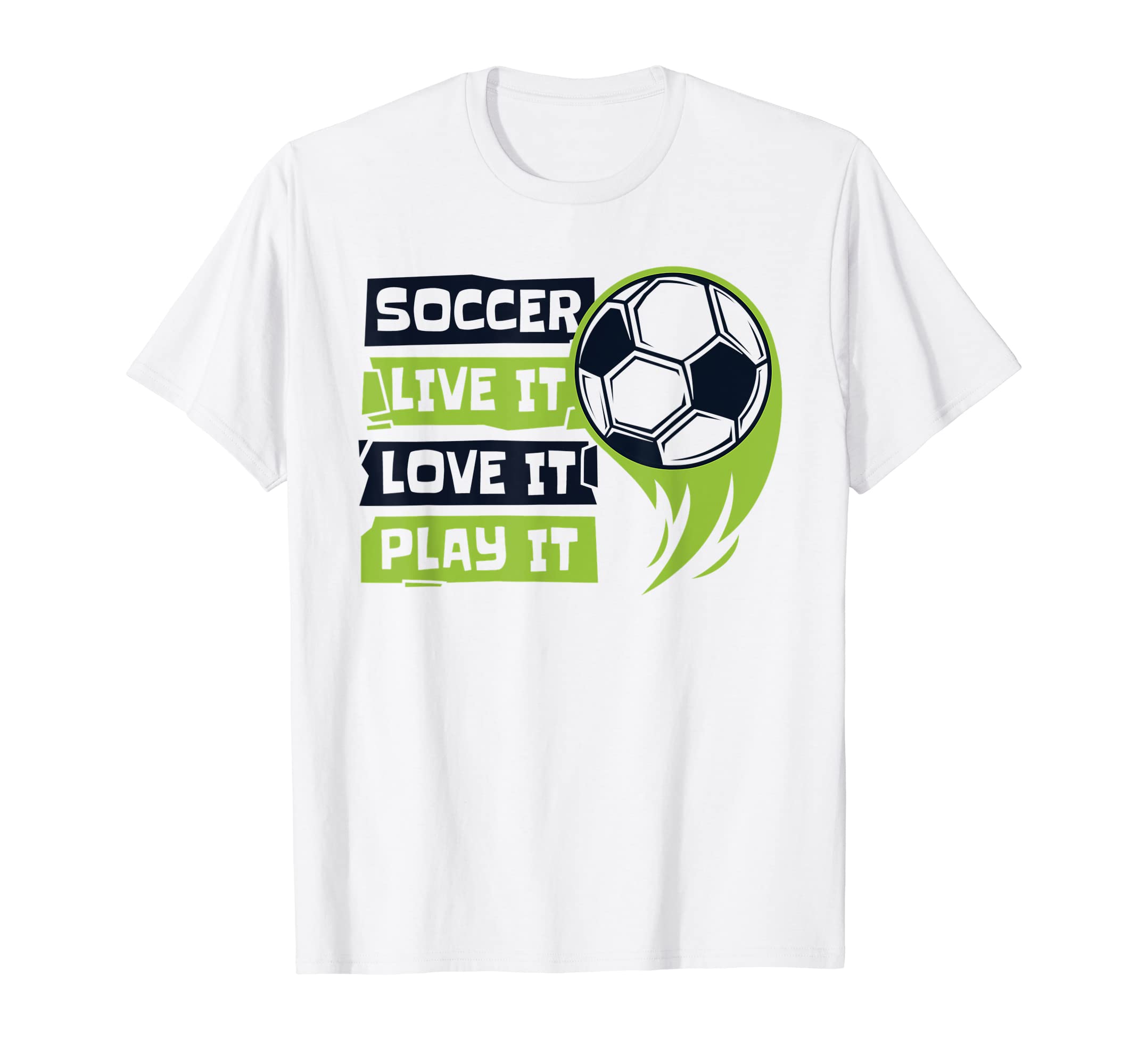 Live It Love It Play It Goal Keeper T-Shirt - Custom Art Print for Adults - T-Shirt, Sweatshirt, Hoodie