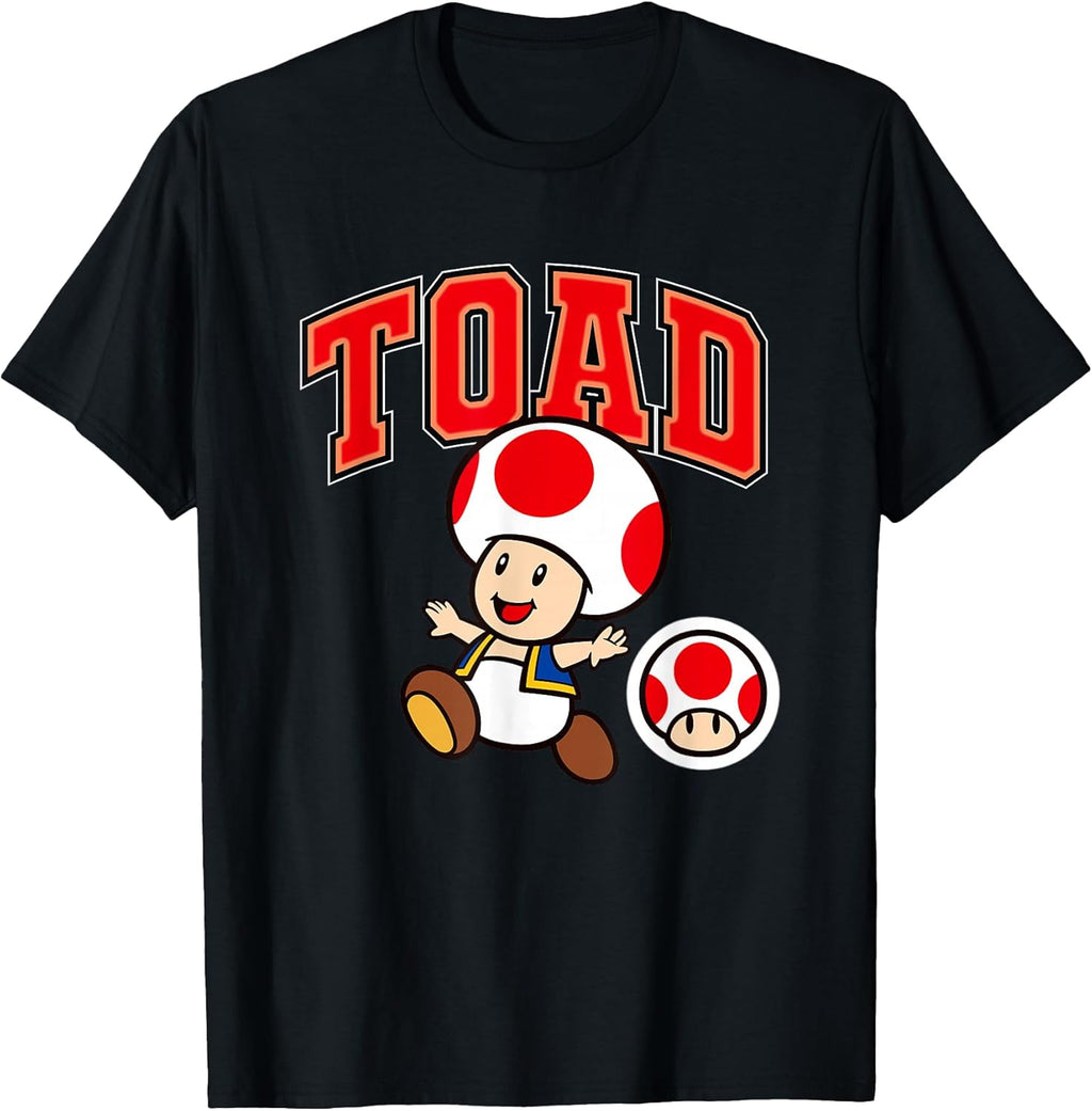 Toad Big Character Collegiate Style - Adult & Kids T-Shirts, Sweatshirts & Hoodies apparel design preview 1