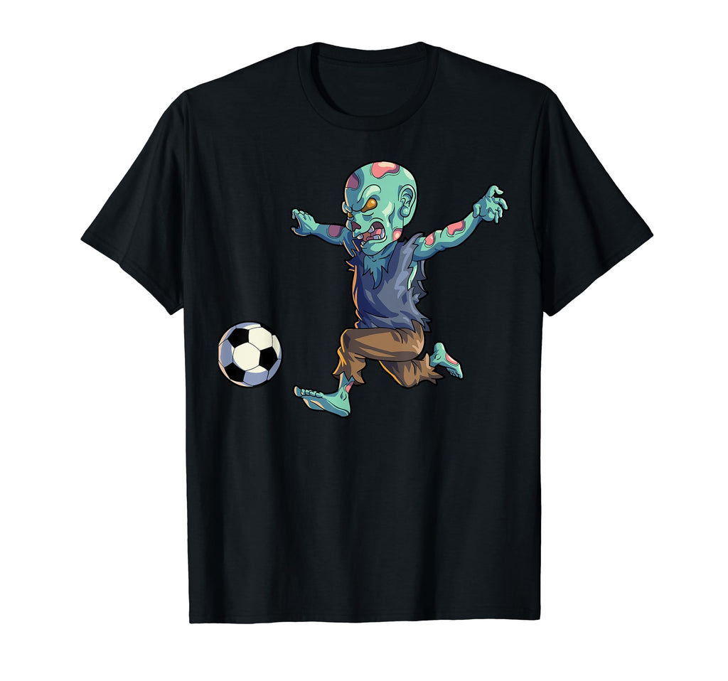 Soccer Zombie Halloween Soccer T-Shirt - Novelty Apparel Men Women - T-Shirt, Sweatshirt, Hoodie