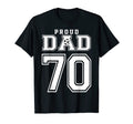 Number 70 Custom Proud Soccer T-Shirt - Aesthetic Graphic for Adults - T-Shirt, Sweatshirt, Hoodie