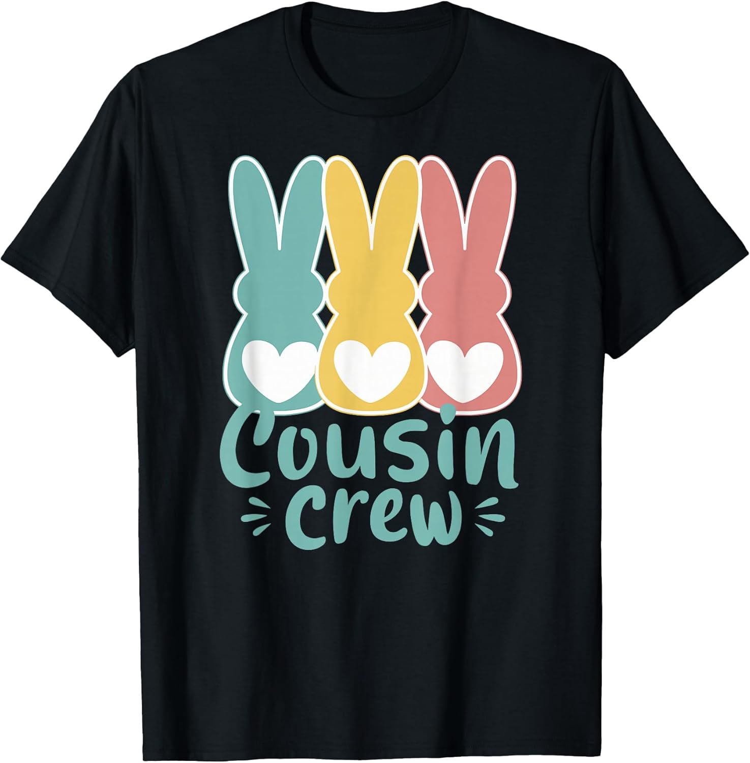 Easter Cousin Crew Squad Family Matching Bunnies - Adult & Kids T-Shirts, Sweatshirts & Hoodies apparel design preview 1