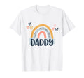 Mens Daddy Boho Rainbow Birthday T-Shirt - Novelty Apparel Men Women - T-Shirt, Sweatshirt, Hoodie
