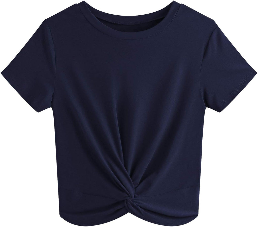 Women's Summer Causal Short Sleeve Blouse Round Neck - Adult & Kids T-Shirts, Sweatshirts & Hoodies apparel design preview 1