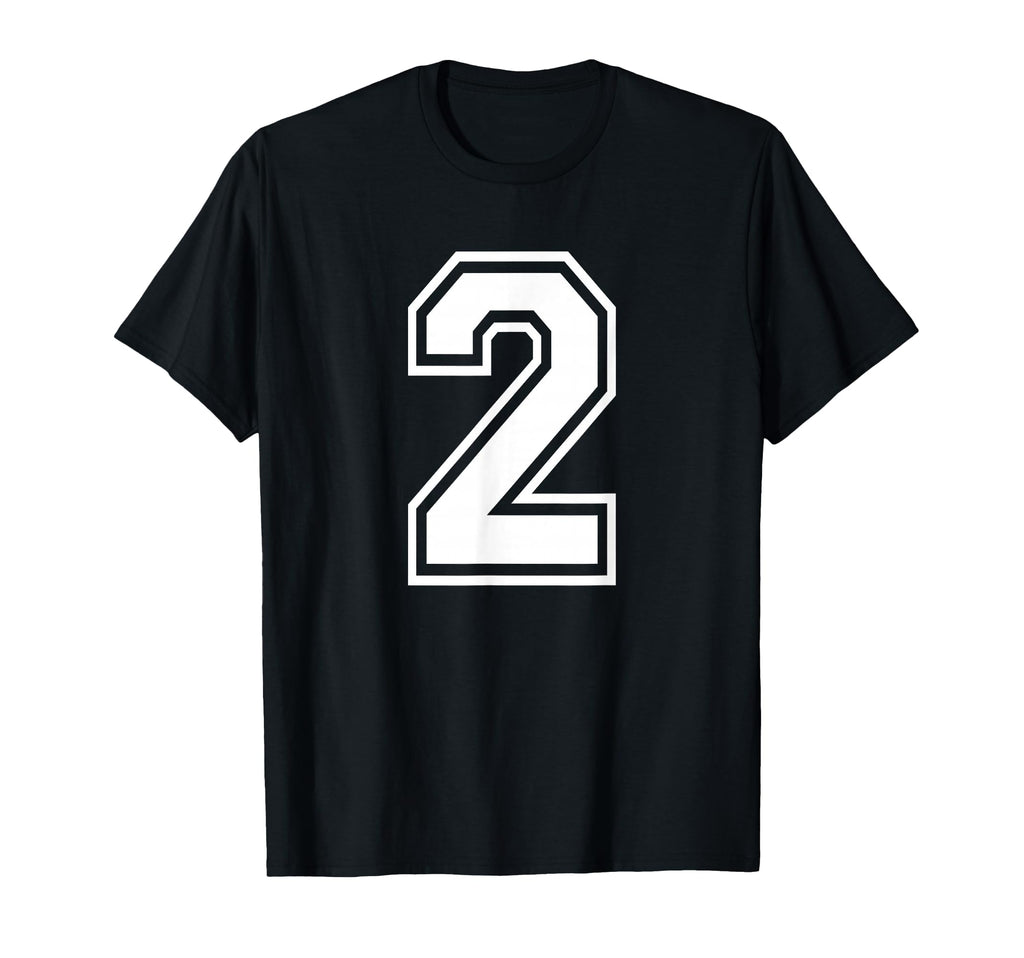 Number 2 Birthday Numbered Uniform T-Shirt - Custom Art Print for Adults - T-Shirt, Sweatshirt, Hoodie