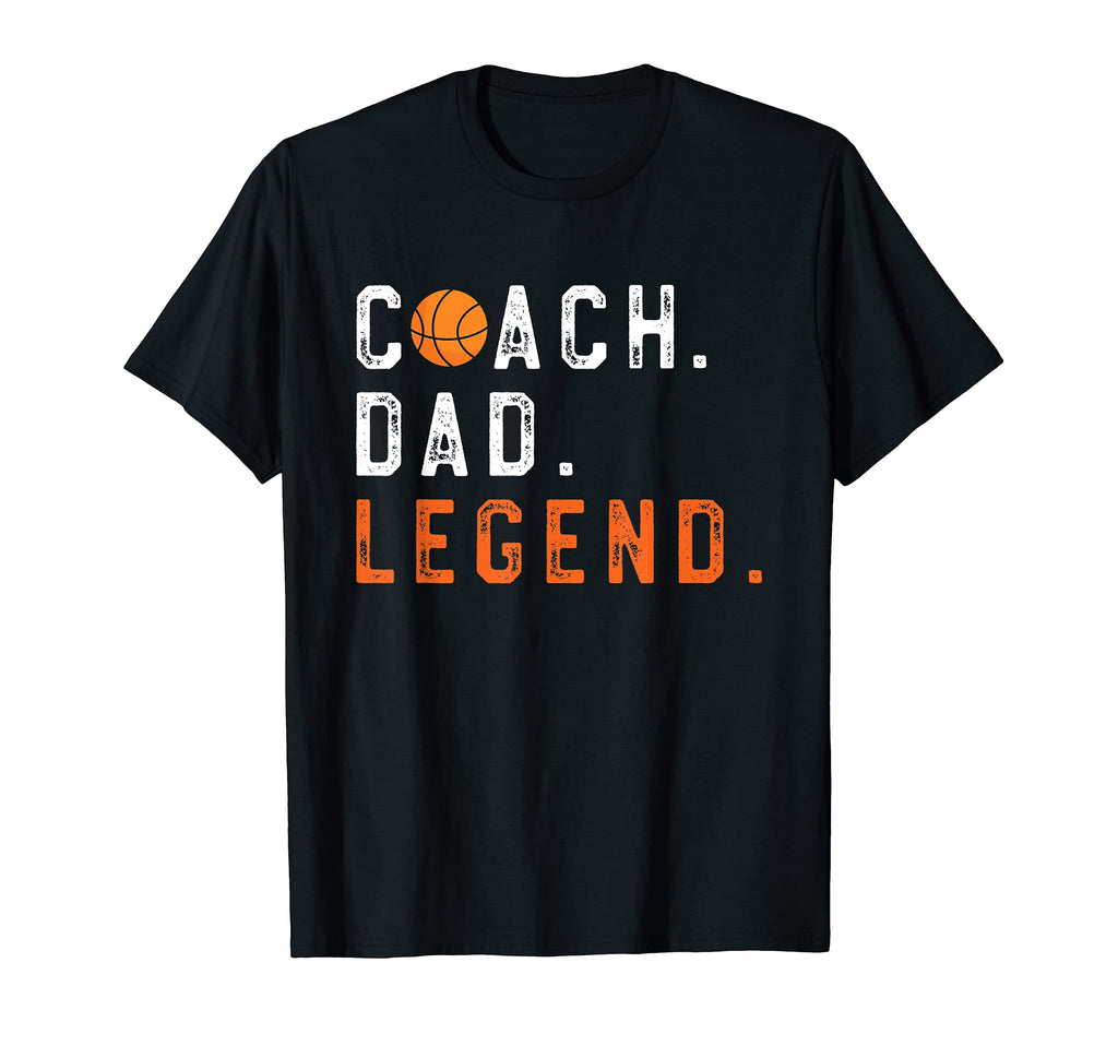 Mens Basketball Coach Dad Legend T-Shirt - Minimalist Print Men Women - T-Shirt, Sweatshirt, Hoodie