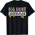 Easter Egg Hunt Supervisor Funny Mom Dad Men Women - Adult & Kids T-Shirts, Sweatshirts & Hoodies apparel design preview 1