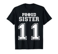 Custom Proud Volleyball Sister T-Shirt - Casual Everyday Wear Men Women - T-Shirt, Sweatshirt, Hoodie