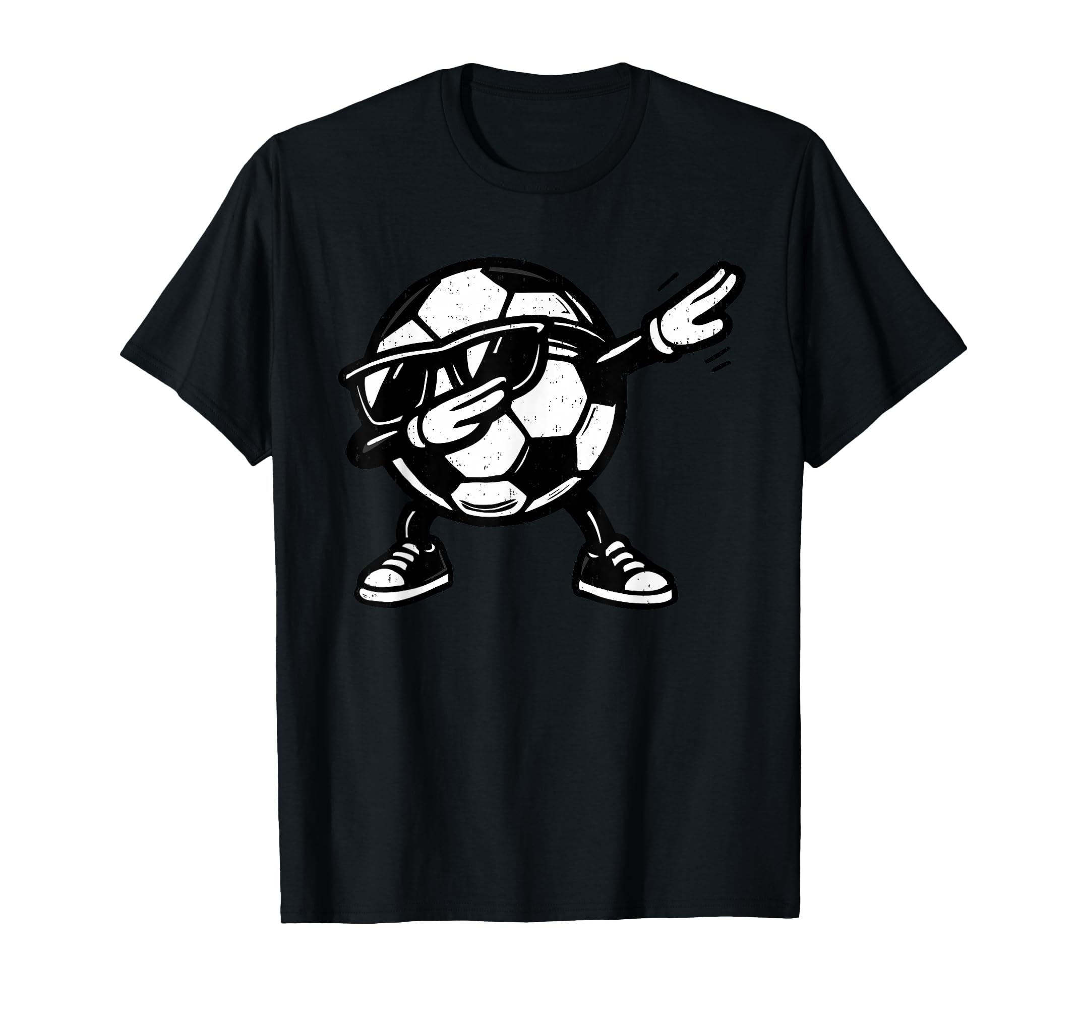 Dabbing Soccer Ball Funny Sport Player T-Shirt - Aesthetic Graphic Unisex - T-Shirt, Sweatshirt, Hoodie