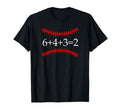 6 4 3 2 Baseball Math Softball Game Gift T-Shirt - Unique Graphic Men Women - T-Shirt, Sweatshirt, Hoodie