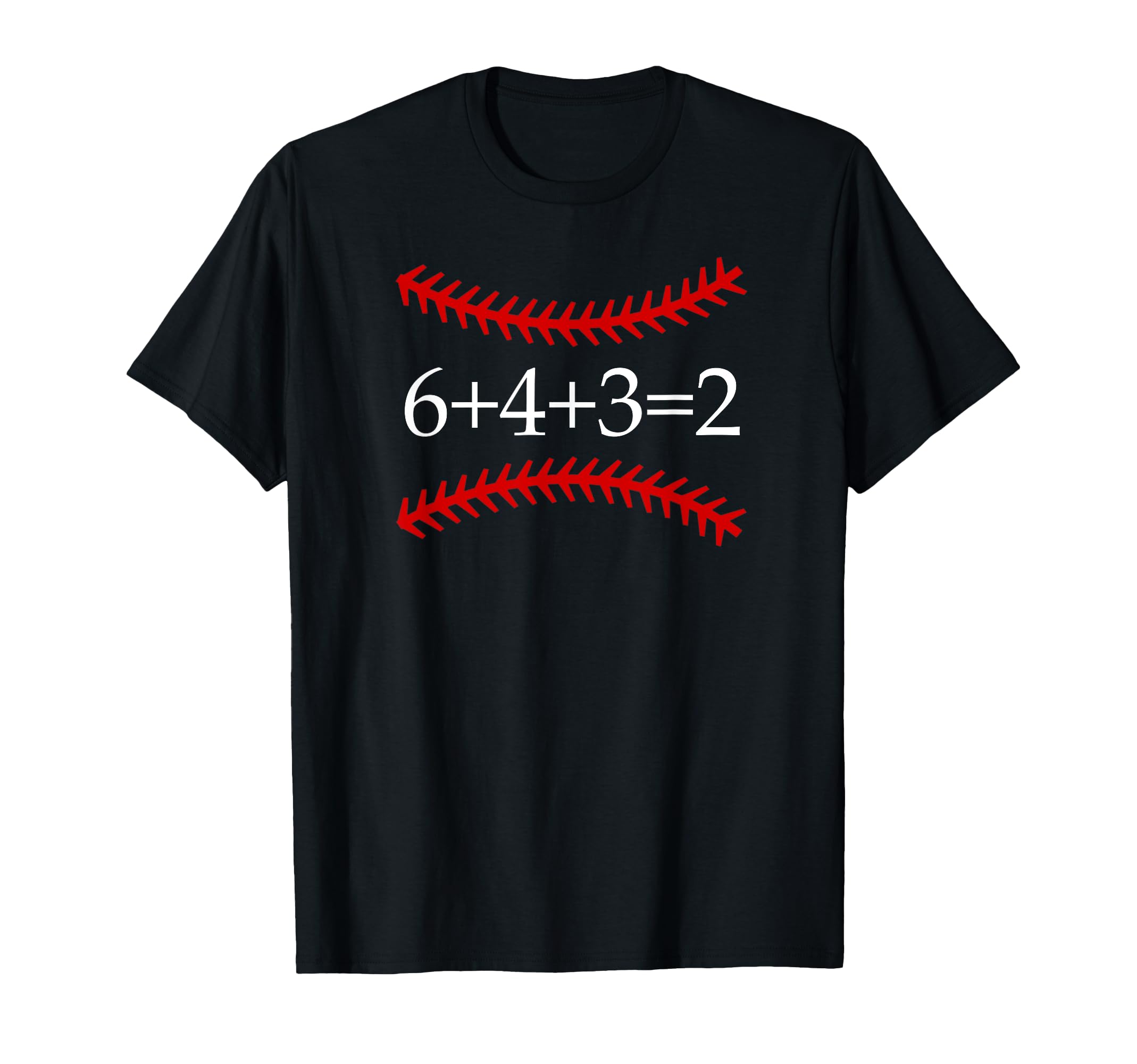 6 4 3 2 Baseball Math Softball Game Gift T-Shirt - Unique Graphic Men Women - T-Shirt, Sweatshirt, Hoodie