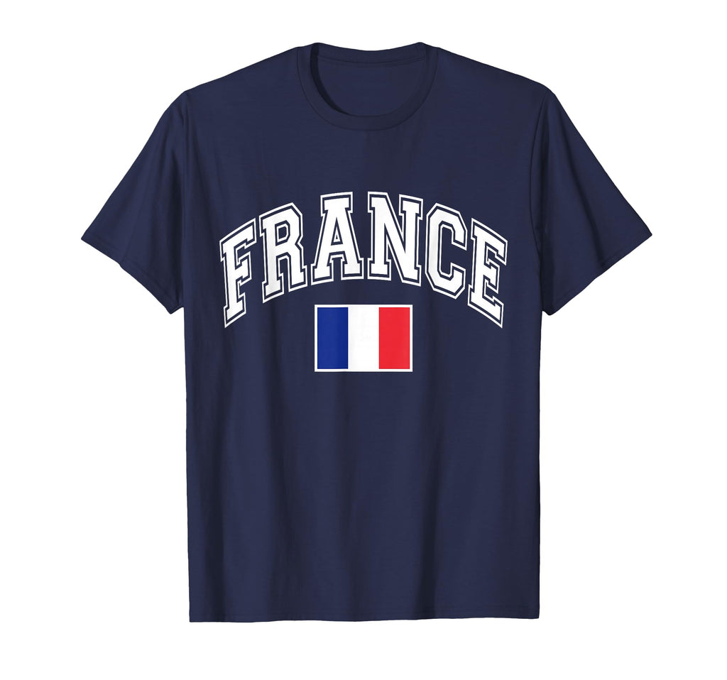 France French Flag T-Shirt - Casual Everyday Wear Men Women - T-Shirt, Sweatshirt, Hoodie