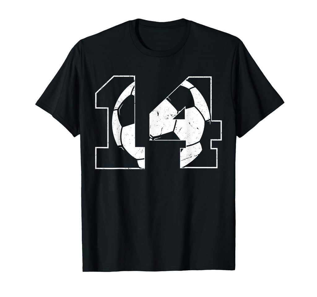 14Th Birthday Soccer Player Football T-Shirt - Fun Novelty Design Unisex - T-Shirt, Sweatshirt, Hoodie