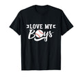 Love My Baseball Softball Mom Dad Cheer T-Shirt - Unique Graphic Men Women - T-Shirt, Sweatshirt, Hoodie