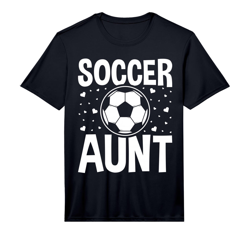 Soccer Aunt Heart Sport Lover T-Shirt - Aesthetic Graphic for Adults - T-Shirt, Sweatshirt, Hoodie