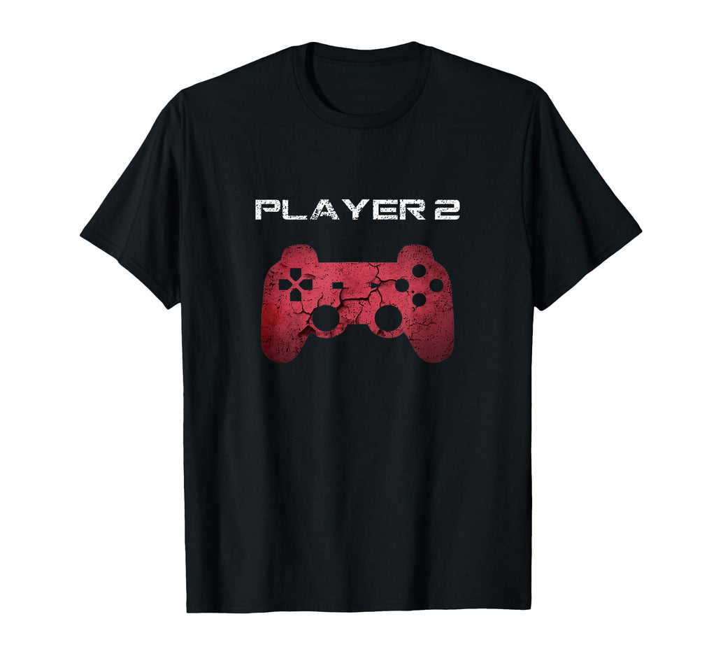 Player 1 Player 2 Gamer Gaming T-Shirt - Minimalist Print for Adults - T-Shirt, Sweatshirt, Hoodie