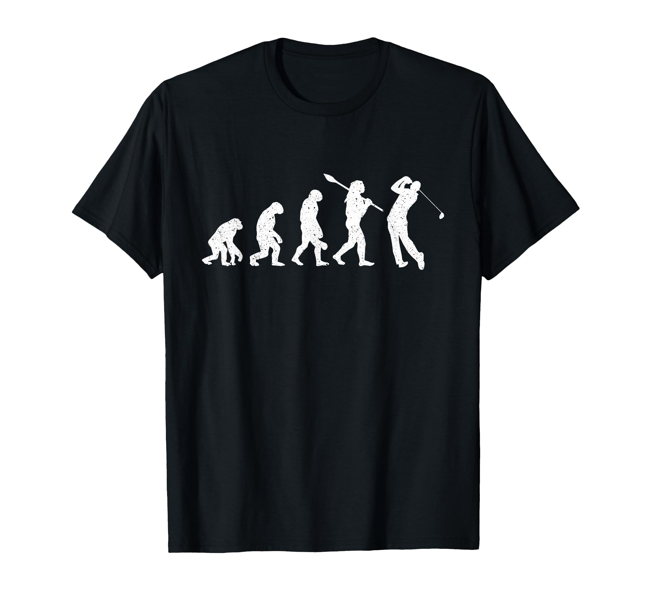 Evolution Golfer Dad Grandpa Golfing T-Shirt - Minimalist Print for Adults - T-Shirt, Sweatshirt, Hoodie
