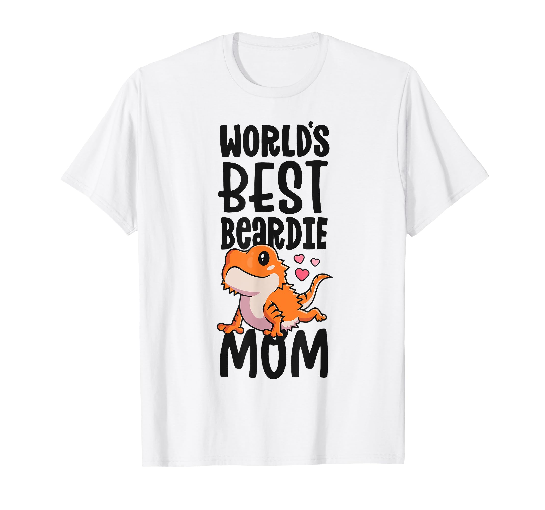 Bearded Dragon Worlds Best Beardie Mom T-Shirt - Minimalist Print Men Women - T-Shirt, Sweatshirt, Hoodie