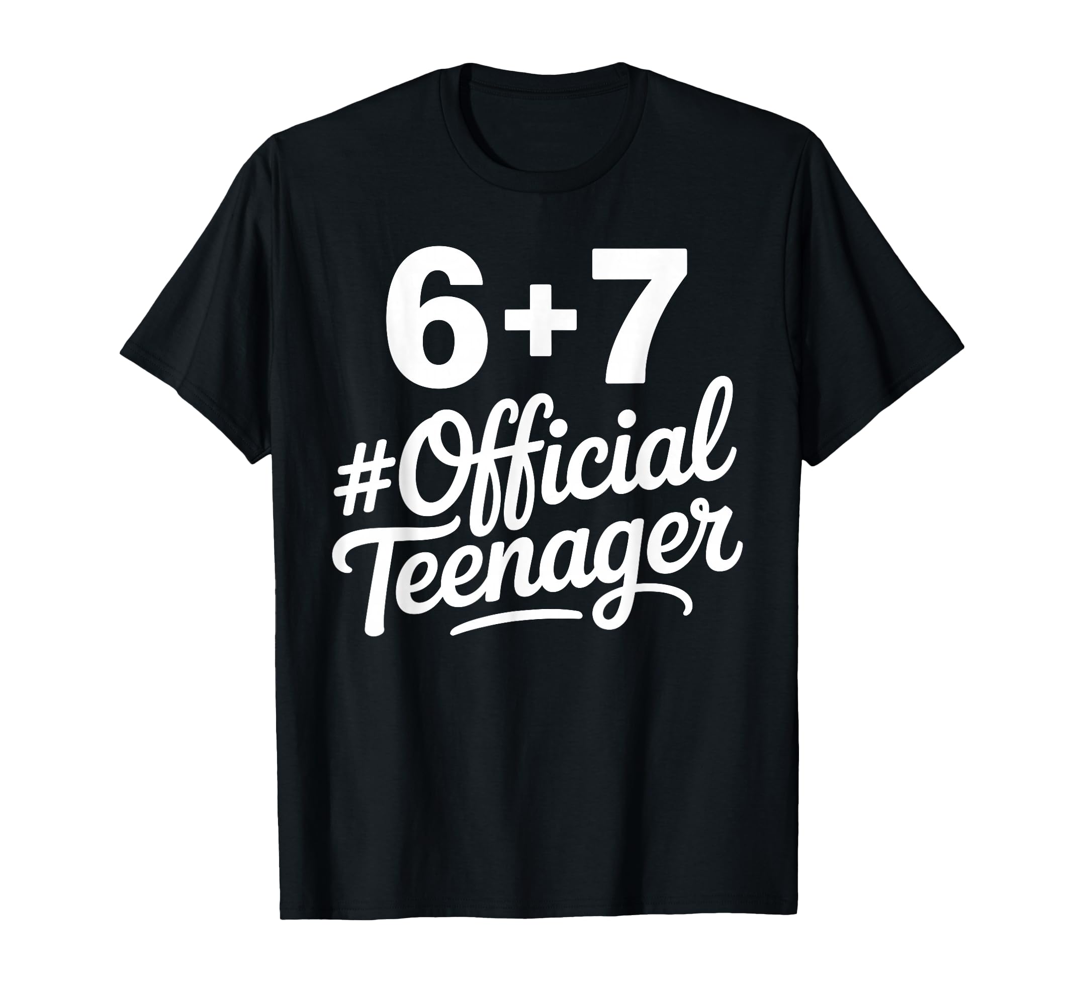 13Th Birthday Art Teenager 13 Year T-Shirt - Fun Novelty Design for Adults - T-Shirt, Sweatshirt, Hoodie