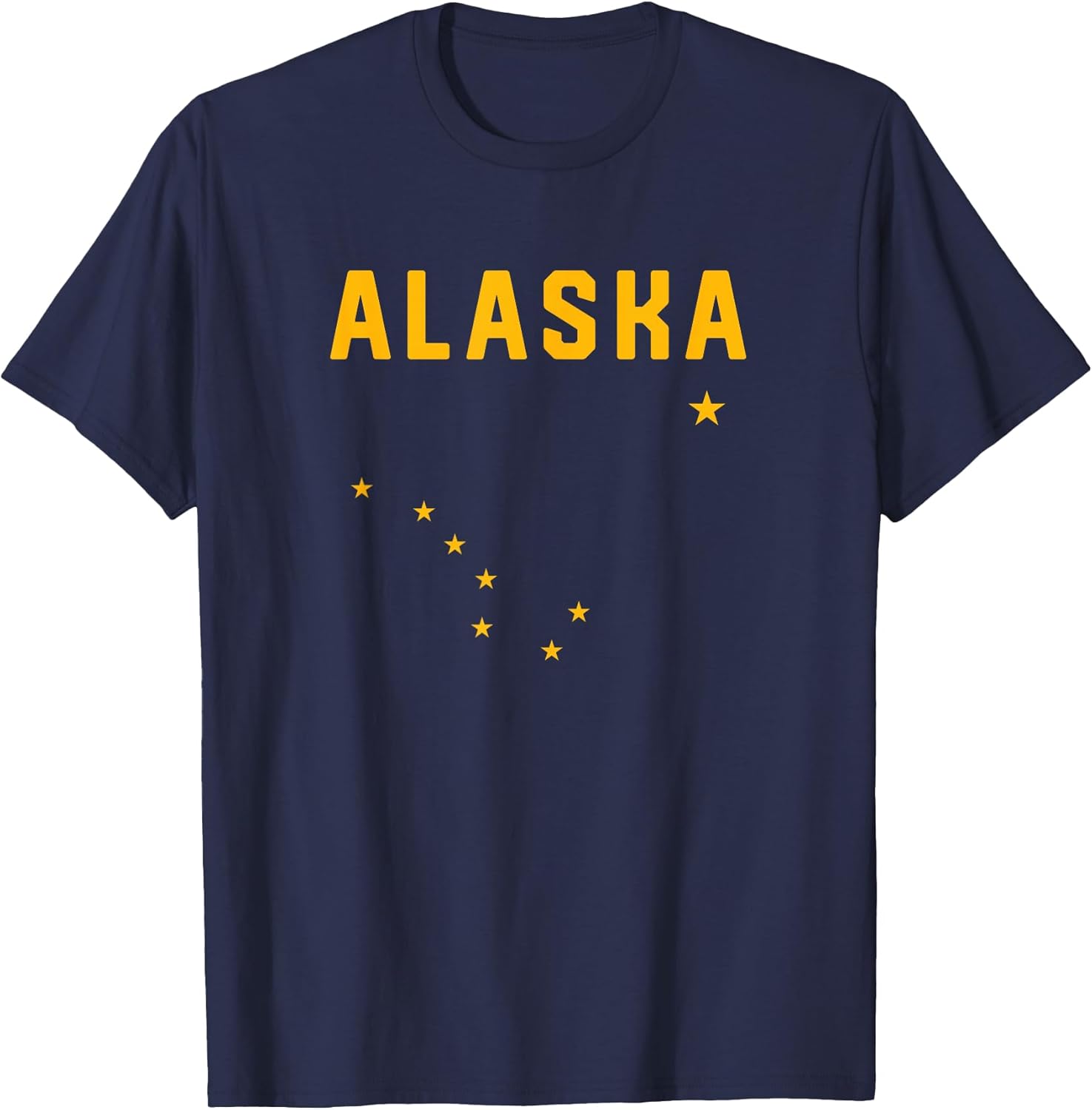 I Love Alaska Minimalist State Flag - Adult & Kids T-Shirts, Sweatshirts & Hoodies apparel design preview 1