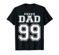 Number 99 Custom Proud Soccer T-Shirt - Casual Everyday Wear for Adults - T-Shirt, Sweatshirt, Hoodie