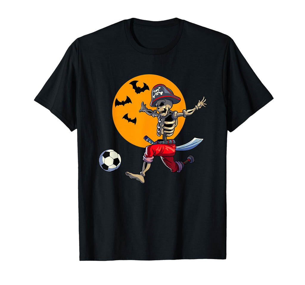 Soccer Skeleton Halloween Soccer T-Shirt - Aesthetic Graphic for Adults - T-Shirt, Sweatshirt, Hoodie