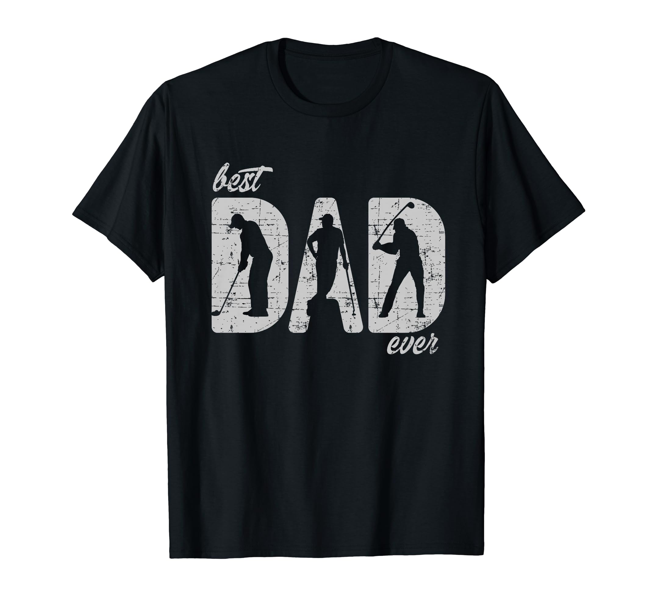 Best Dad Ever Father Golfer Golf Player T-Shirt - Custom Art Print Unisex - T-Shirt, Sweatshirt, Hoodie