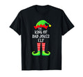 King Dad Jokes Elf Funny T-Shirt - Unique Graphic Men Women - T-Shirt, Sweatshirt, Hoodie