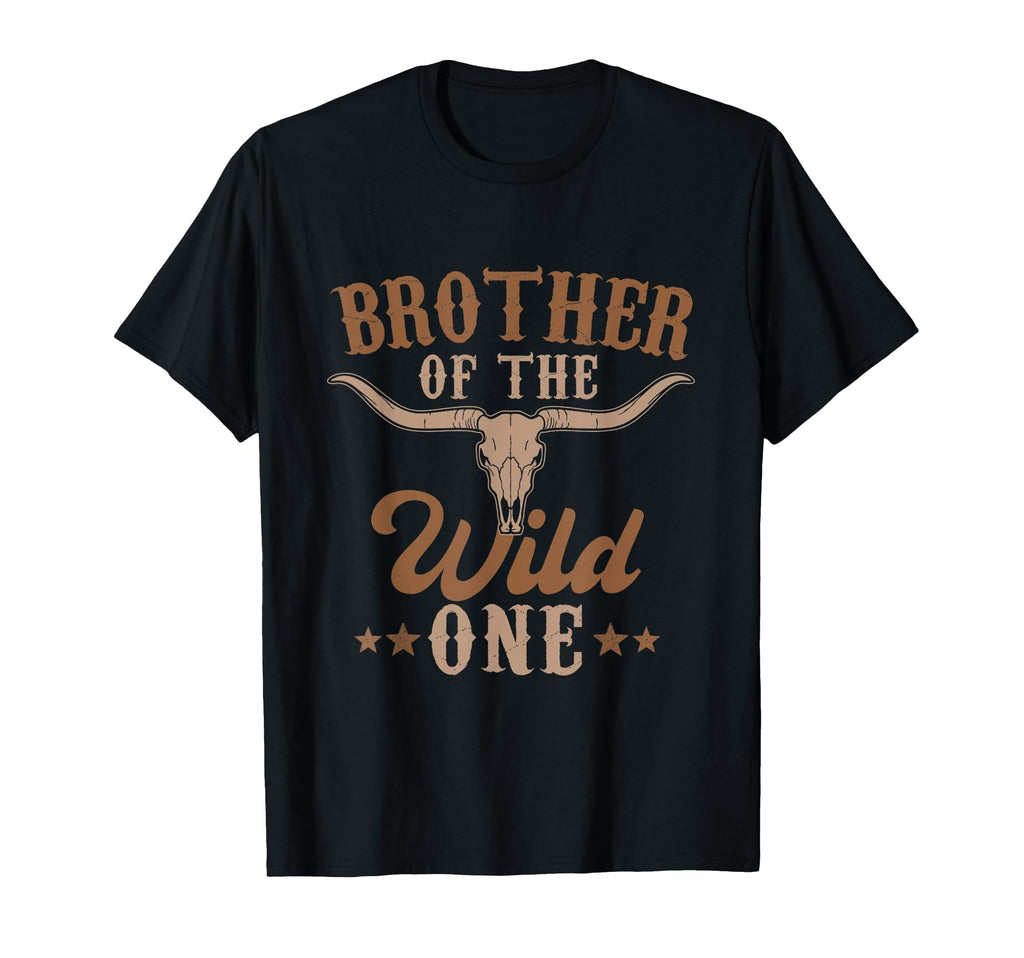 Brother Wild One Cowboy Western Rodeo T-Shirt - Trendy Graphic Unisex - T-Shirt, Sweatshirt, Hoodie