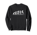 Human Evolution Female Soccer Player Sweatshirt - Graphic Print Unisex - T-Shirt, Sweatshirt, Hoodie