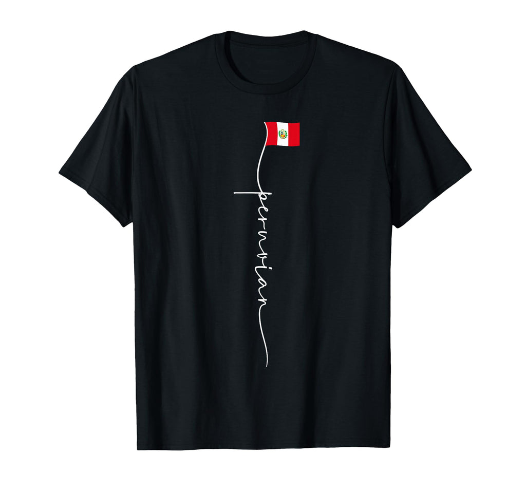 Peru Signature Peruvian Flag T-Shirt - Trendy Graphic for Adults - T-Shirt, Sweatshirt, Hoodie