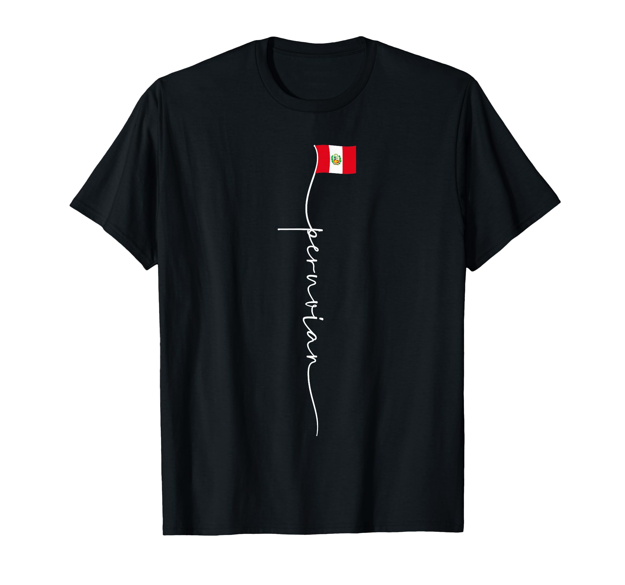 Peru Signature Peruvian Flag T-Shirt - Trendy Graphic for Adults - T-Shirt, Sweatshirt, Hoodie