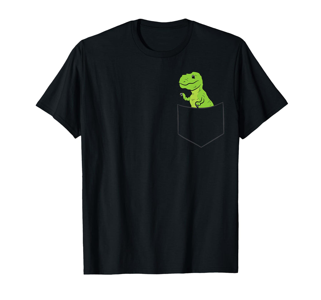 Dinosaur Pocket Funny Pocket Dinosaur T-Shirt - Custom Art Print Unisex - T-Shirt, Sweatshirt, Hoodie
