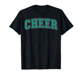 Cheer Varsity Teal And White T-Shirt - Fun Novelty Design for Adults - T-Shirt, Sweatshirt, Hoodie