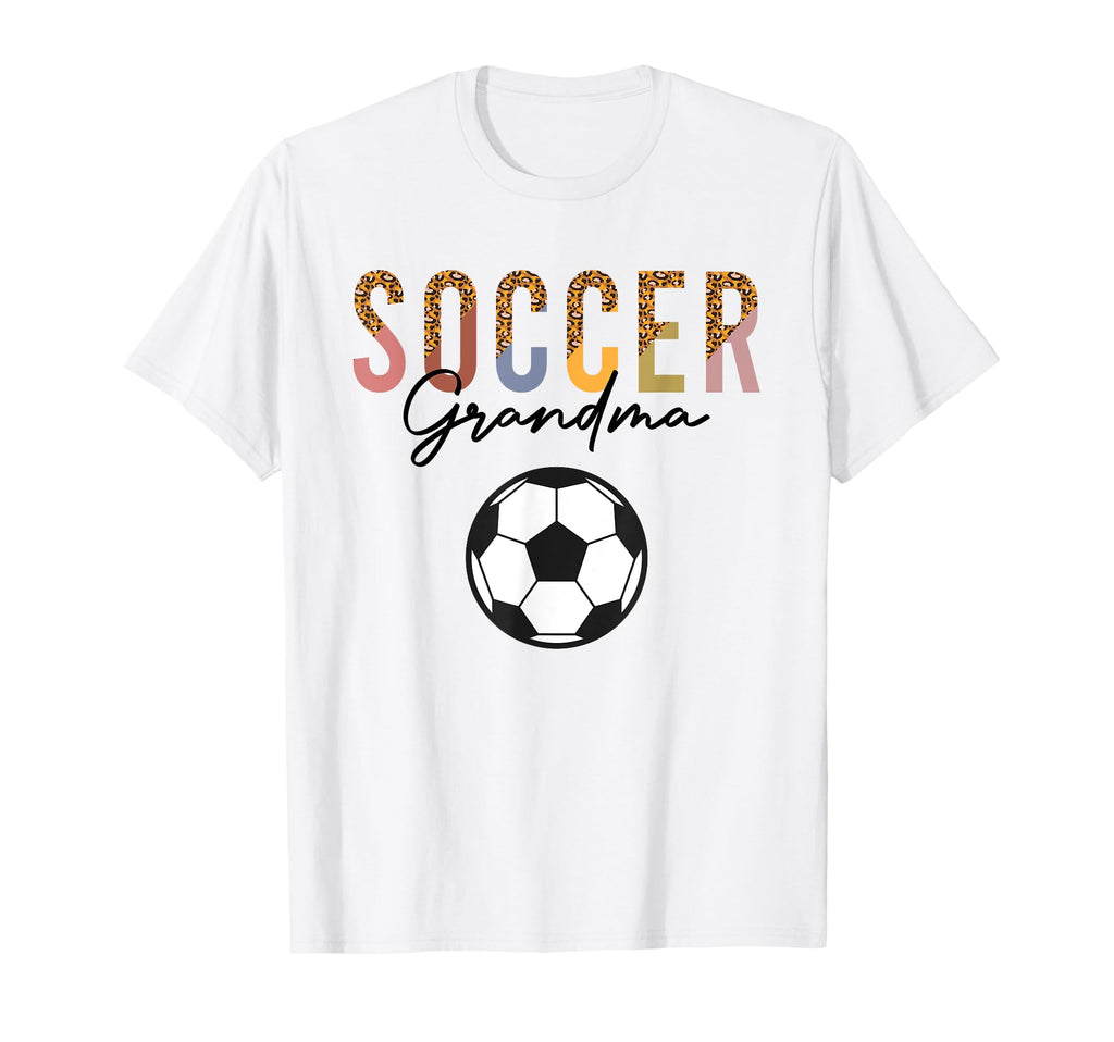 Soccer Grandma Leopard T-Shirt - Novelty Apparel for Adults - T-Shirt, Sweatshirt, Hoodie
