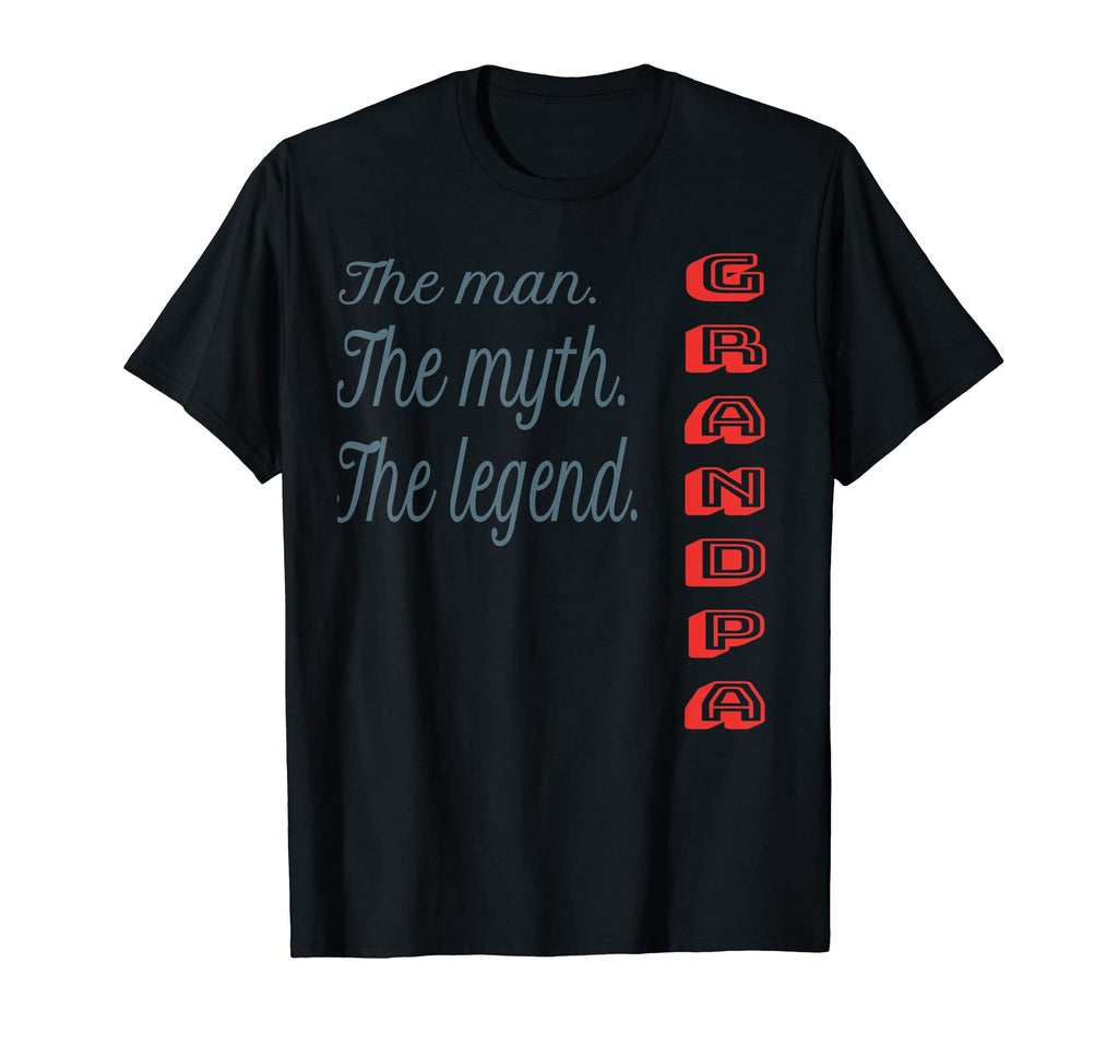 Mens Grandpa Myth Legend Dad Father T-Shirt - Trendy Graphic Men Women - T-Shirt, Sweatshirt, Hoodie