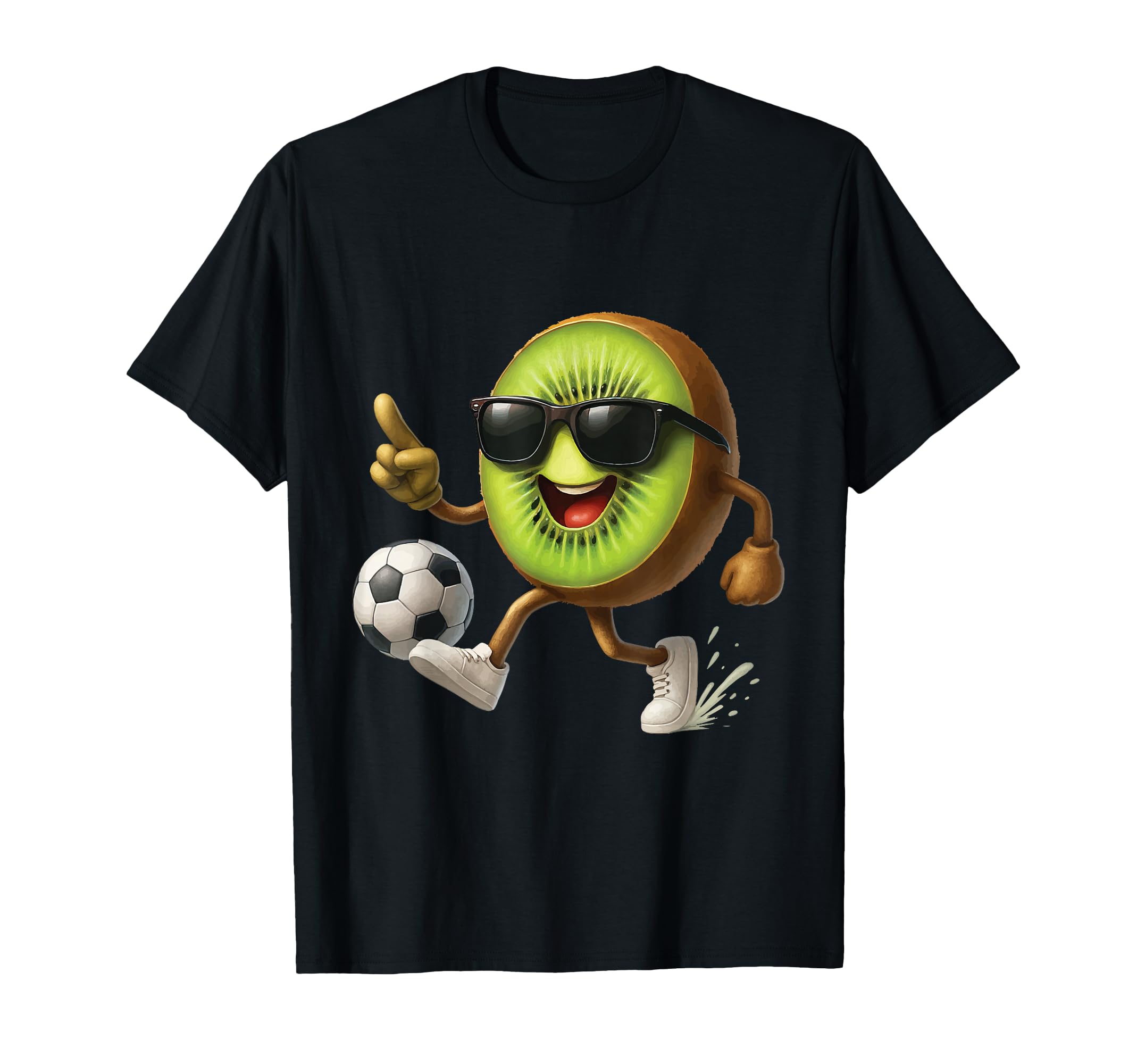 Kiwi Soccer T-Shirt - Custom Art Print for Adults - T-Shirt, Sweatshirt, Hoodie