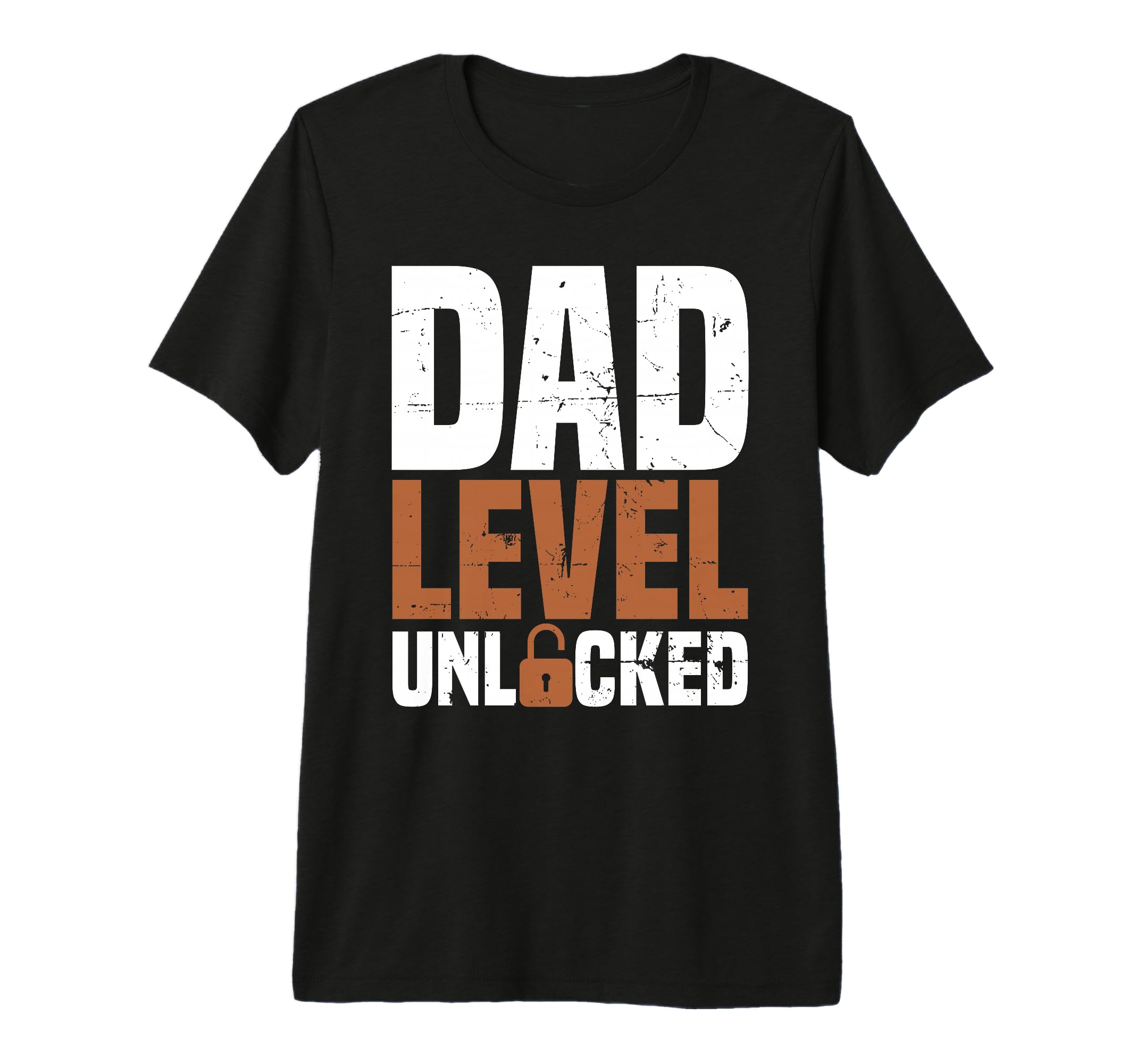 Mens Dad Level Unlocked Fathers Day T-Shirt - Novelty Apparel for Adults - T-Shirt, Sweatshirt, Hoodie