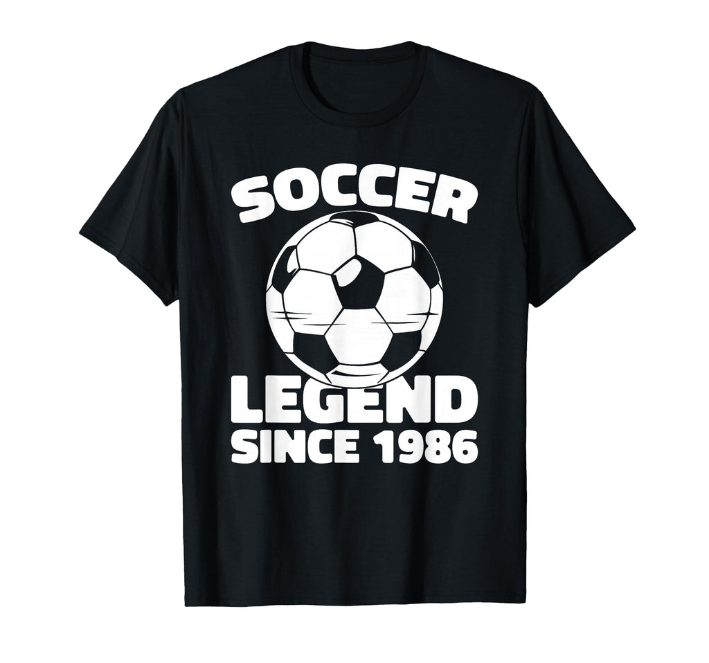 Born 1986 Player Team Sports Soccer T-Shirt - Minimalist Print for Adults - T-Shirt, Sweatshirt, Hoodie