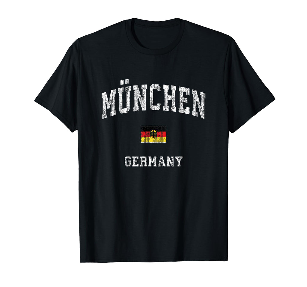Munich Munchen Germany Athletic Sports T-Shirt - Unique Graphic Unisex - T-Shirt, Sweatshirt, Hoodie